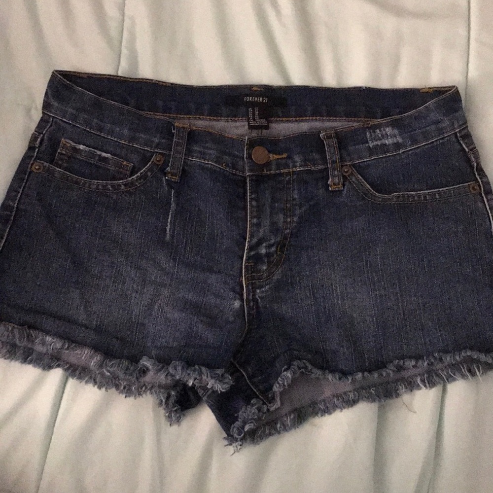 Dark denim shorts great condition 💝💞💓